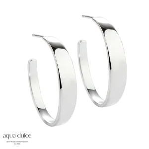 Aqua Dulce - BB Hoop 30mm i sølv