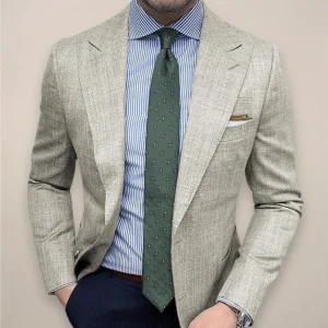 Harrison | Klassisk Tekstureret Slim-Fit Blazer